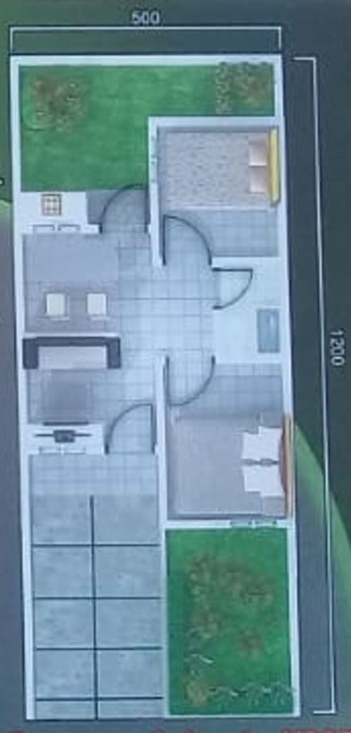 foto denah rumah tipe ORCHID perumahan TAMAN CIRUAS PERMAI