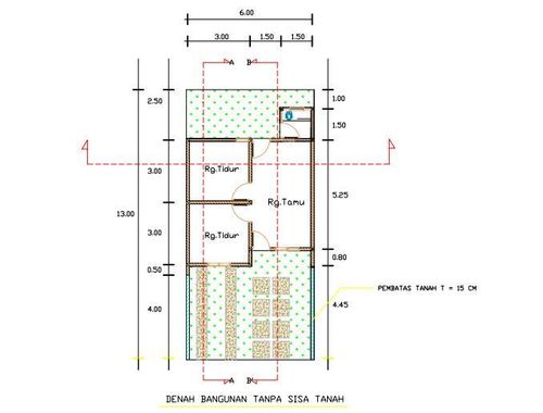 foto denah rumah tipe Subsidi perumahan GRAND SUKAMAJU RESIDENCE