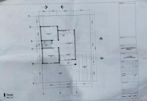 foto denah rumah tipe 36/108 perumahan GRIYA TAMAN MELATI