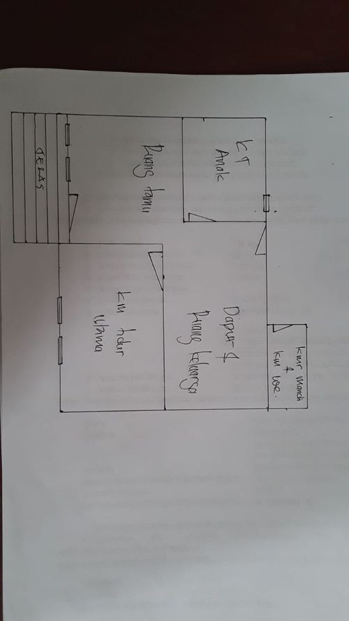 foto denah rumah tipe 36 perumahan REPUJA MANDIRI II