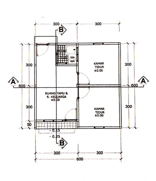 foto denah rumah tipe 36 perumahan GRIYA MEKAR SARI 10