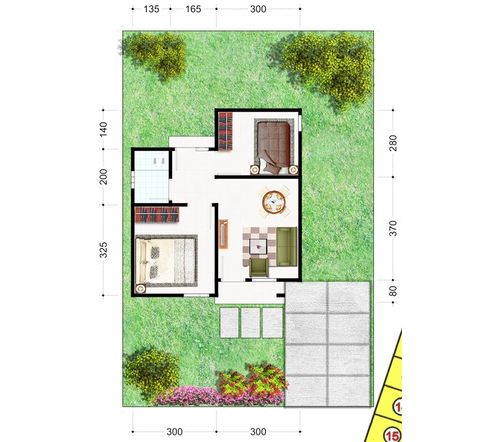 foto denah rumah tipe KOMPLEK DAMAI SEJAHTERA 4 perumahan KOMPLEK DAMAI SEJAHTERA 4