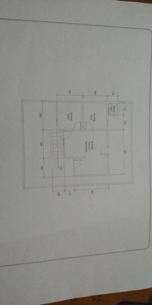 foto denah rumah tipe RUMAH SEDERAHAN perumahan PERUMAHAN TALUMELITO RESIDENCE