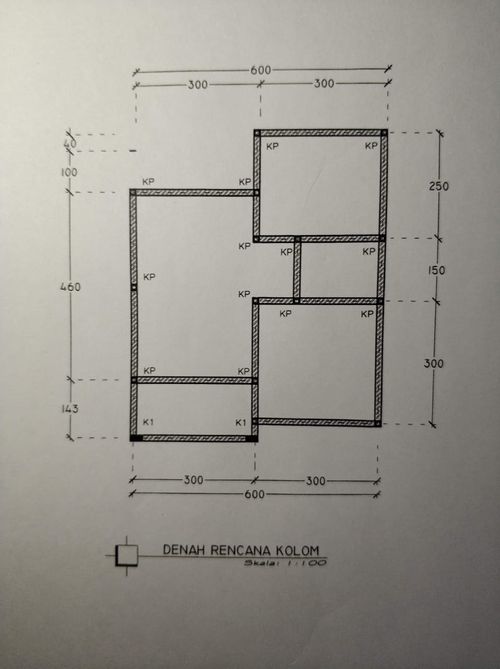 foto denah rumah tipe 36 perumahan PONDOK DAHLIA INDAH
