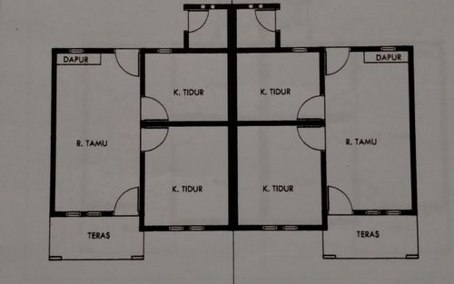 foto denah rumah tipe 36 perumahan LUBUK MUTIARA INDAH