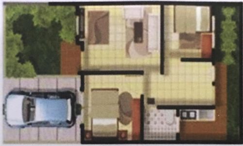foto denah rumah tipe 100 perumahan GRIYA KAMBOJA