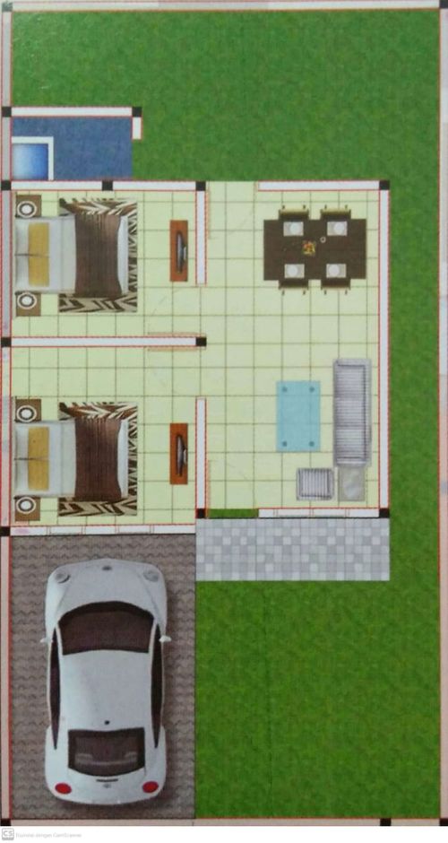 foto denah rumah tipe 36 perumahan ANUGRAH BESTARI