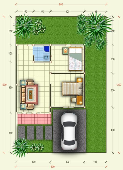 foto denah rumah tipe SUB  perumahan POWER INDAH