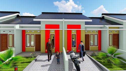 foto denah rumah tipe 27 / 60 perumahan Pelita Asri Tengaran