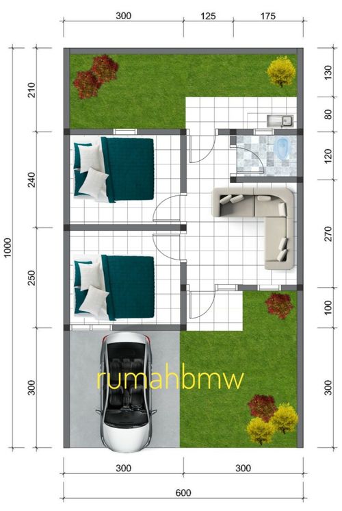 foto denah rumah tipe 30 perumahan PERUMAHAN BMW EMERALD