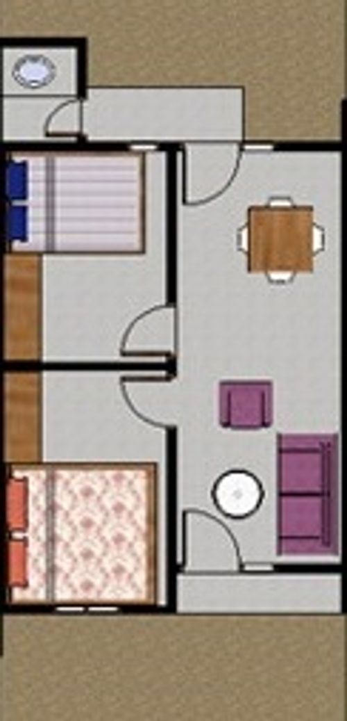 foto denah rumah tipe 36 perumahan GREEN TULIP