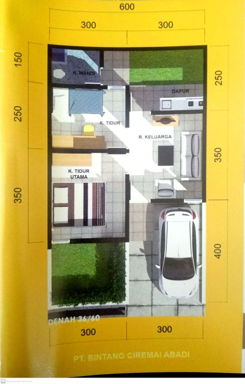 foto denah rumah tipe KAHISA REGENCY perumahan KAHISA REGENCY