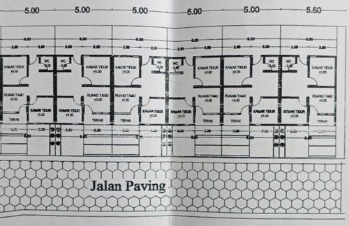 foto denah rumah tipe Cemara perumahan Griya Cemara