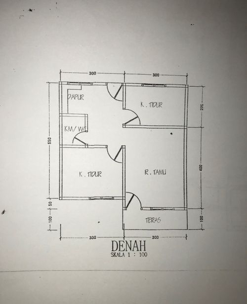 foto denah rumah tipe 36 perumahan SURYA ALAM 8