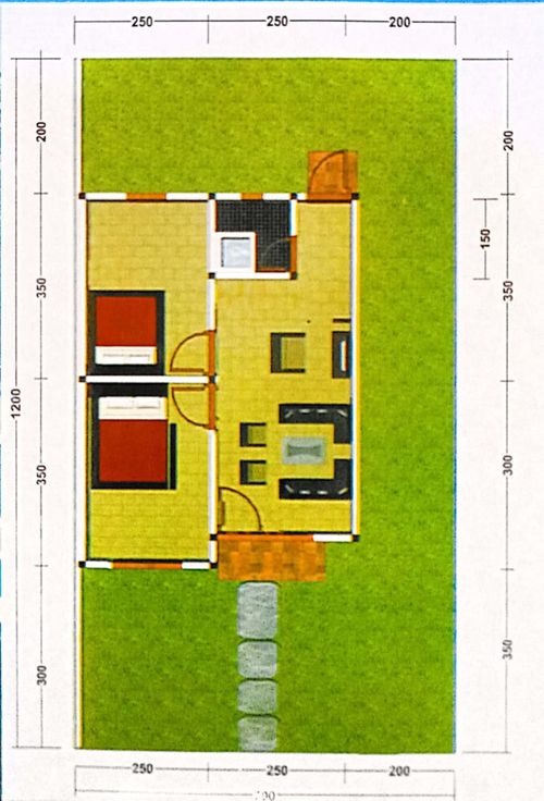foto denah rumah tipe 36 perumahan BUKIT INTAN RESIDENCE 2