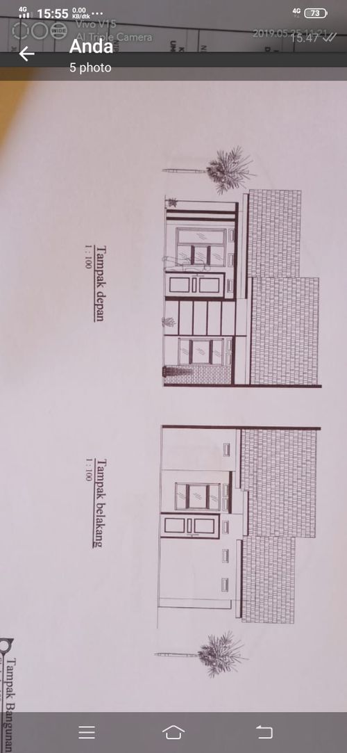 foto denah rumah tipe RST/36 perumahan Permata Residence
