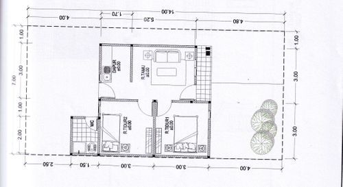 foto denah rumah tipe RSH perumahan Taman Anggrek Residence 2