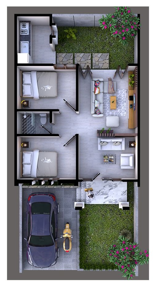 foto denah rumah tipe 60 perumahan Mutiara Wilis