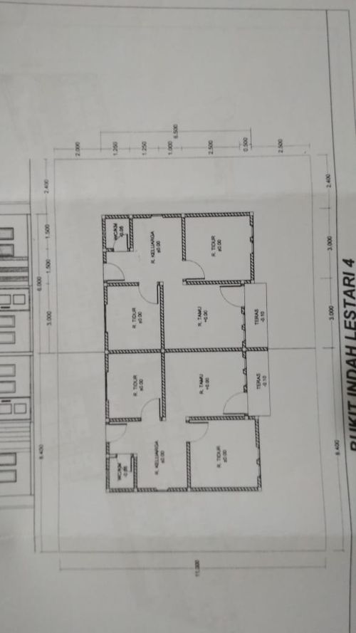foto denah rumah tipe 36 perumahan BUKIT INDAH LESTARI 4