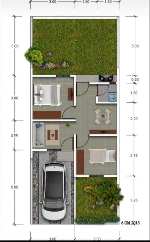 foto denah rumah tipe Subsidi perumahan Lenosa Residence