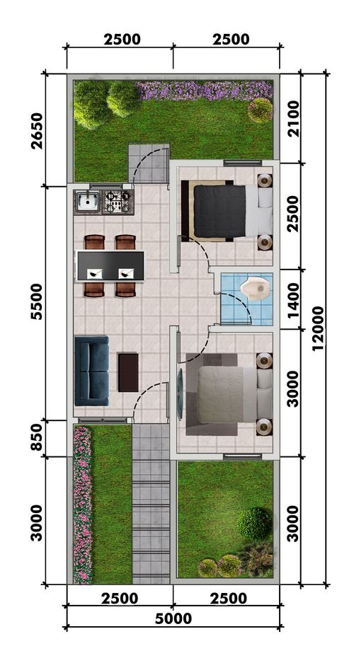 foto denah rumah tipe SEMI KOMERSIL perumahan Grand Sutera Cilegon