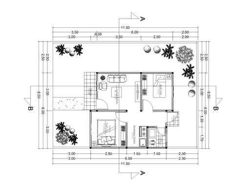 foto denah rumah tipe 36 m2 perumahan Griya Intan Sejahtera