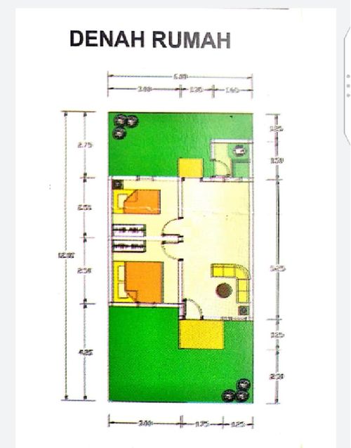 foto denah rumah tipe cemara perumahan Lentera Asri Harmoni