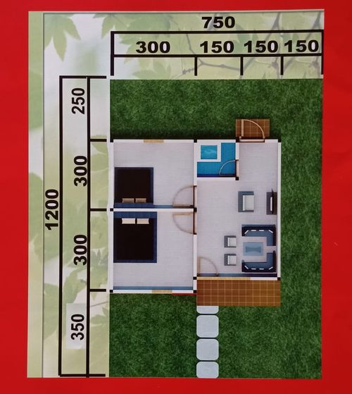 foto denah rumah tipe 36/90 perumahan Griya Permata Asri 2