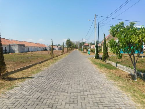 foto denah rumah tipe kavling perumahan Perumnas Samatan Asri