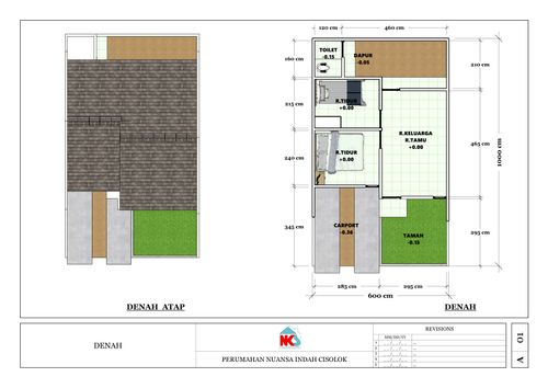 foto denah rumah tipe Nuansa Indah Cisolok 3 perumahan Nuansa Indah Cisolok