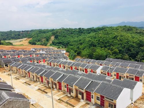 foto denah rumah tipe Subsidi perumahan Grand Viona Kuripan