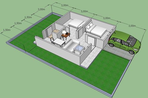 foto denah rumah tipe Griya Sejahtera Mandiri 2 Tahap 2 perumahan Griya Sejahtera Mandiri 2 Tahap 2