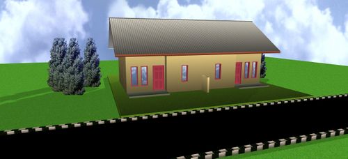 foto denah rumah tipe 36 perumahan GRIYA MAHONI ASRI TAHAP 2