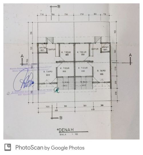 foto denah rumah tipe 36/78 perumahan Perumahan Bukit Sakinah