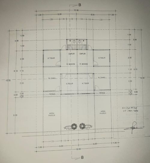foto denah rumah tipe 36 perumahan KARYA INDAH