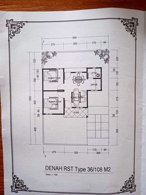 foto denah rumah tipe 36 perumahan ALFATIH REGENCY 3