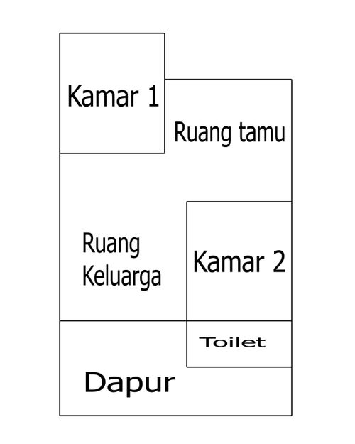foto denah rumah tipe 36 perumahan Perumahan Graha D'Nailah