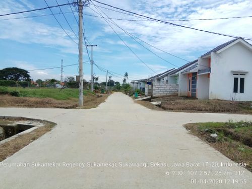 foto denah rumah tipe 25/60 perumahan SUKAMEKAR REGENCY