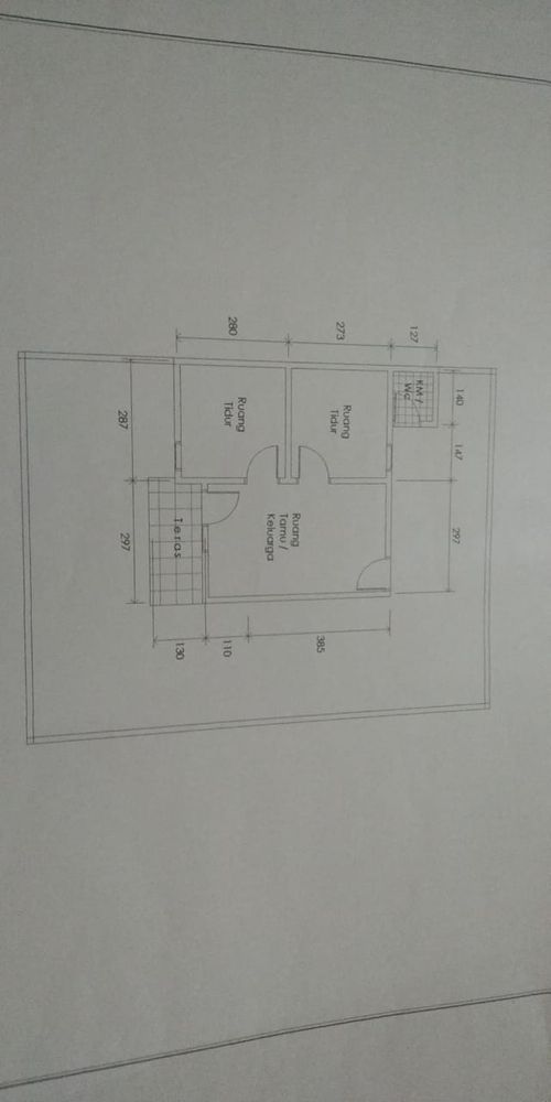 foto denah rumah tipe RUMAH TAPAK perumahan PERUMAHAN IKRAR MANDIRI