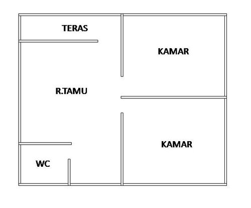 foto denah rumah tipe 36+ perumahan Annisa permai