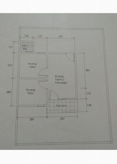 foto denah rumah tipe RUMAH TAPAK perumahan PERUMAHAN BUMI WONGKADITI PERMAI 3