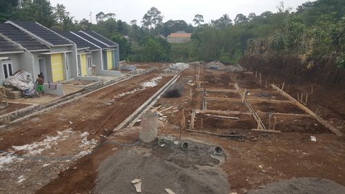 foto denah rumah tipe EVA NELI perumahan Juhut Indah Permai