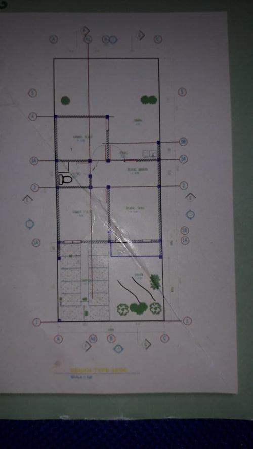 foto denah rumah tipe 36 M2 perumahan DOYO ANUGERAH REGENCY
