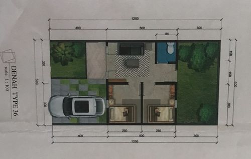 foto denah rumah tipe GRIYA PESONA PERANTE 2 perumahan GRIYA PESONA PERANTE 2