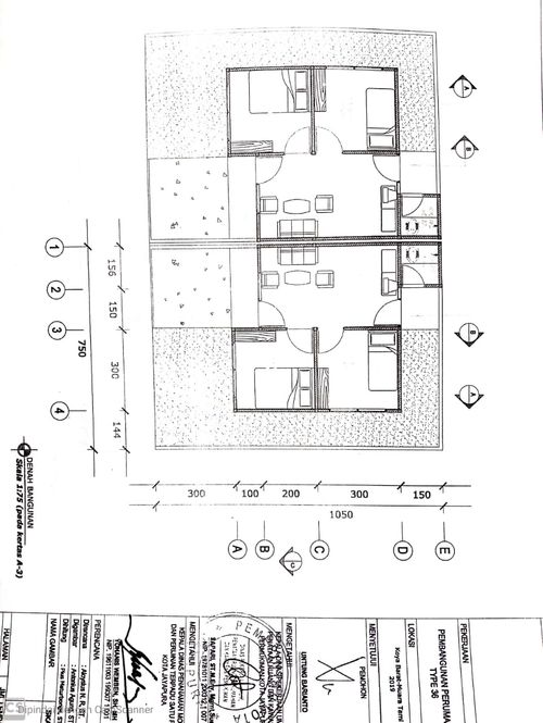 foto denah rumah tipe 36 perumahan CENDERAWASIH RESIDENCE
