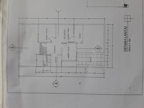 foto denah rumah tipe 36/98 perumahan MARIO YASMIN