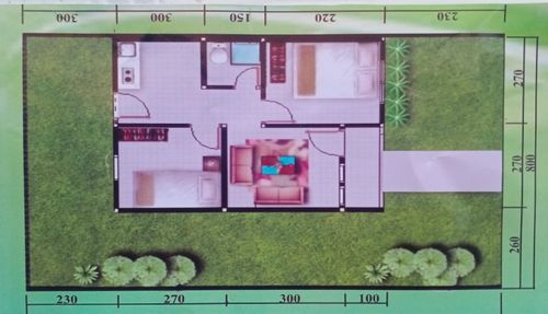 foto denah rumah tipe 36 perumahan Daffadafi residence 