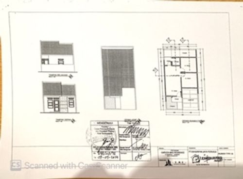 foto denah rumah tipe 36/66 perumahan GARUDA MAS RESIDENCE
