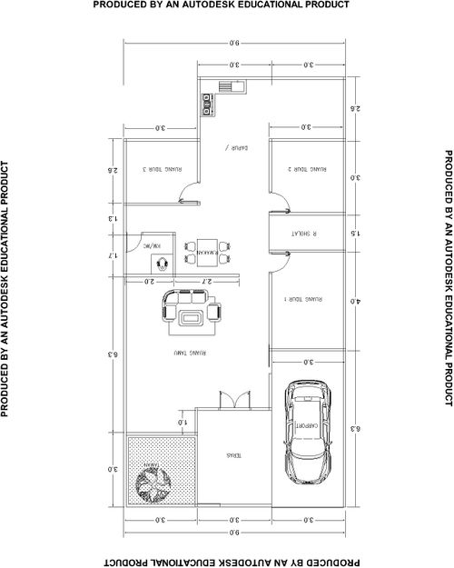 foto denah rumah tipe 42/147 perumahan Griya Family 2 Cileungsi 