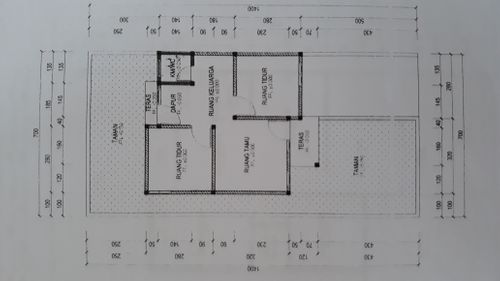 foto denah rumah tipe 36/98 perumahan Perumahan Lempuyang Permai
